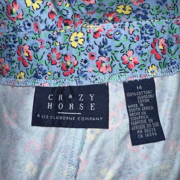 Vintage Crazy Horse Liz Claiborne Capris 14 - Picture 4 of 4
